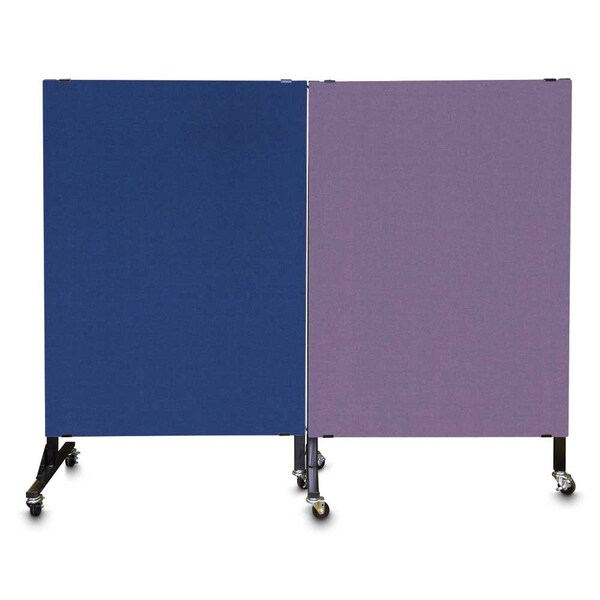 Enclosed Corkboard, 3 Door, 96"x48", 4" Fra